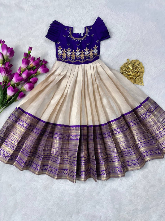 Kids traditional handwork gowns