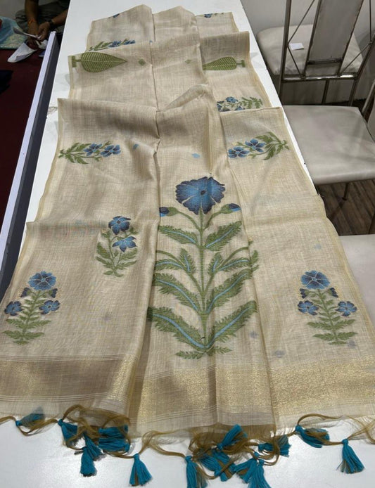 Jamdani Muga Cotton Sraees Classic