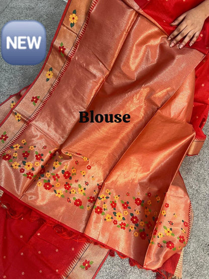 Tussar silk  Paithani Classic sarees