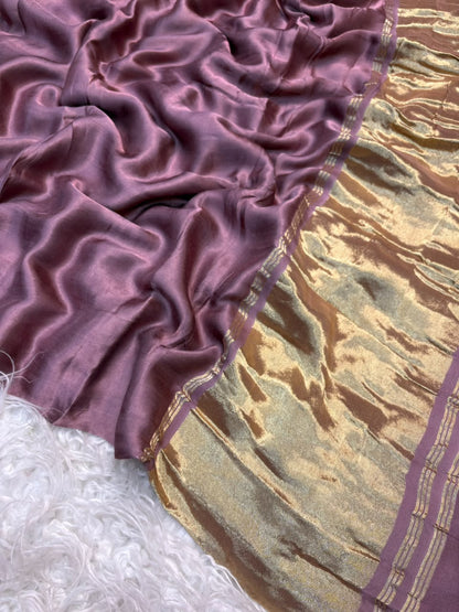 Trendy viscose silk partywear saree