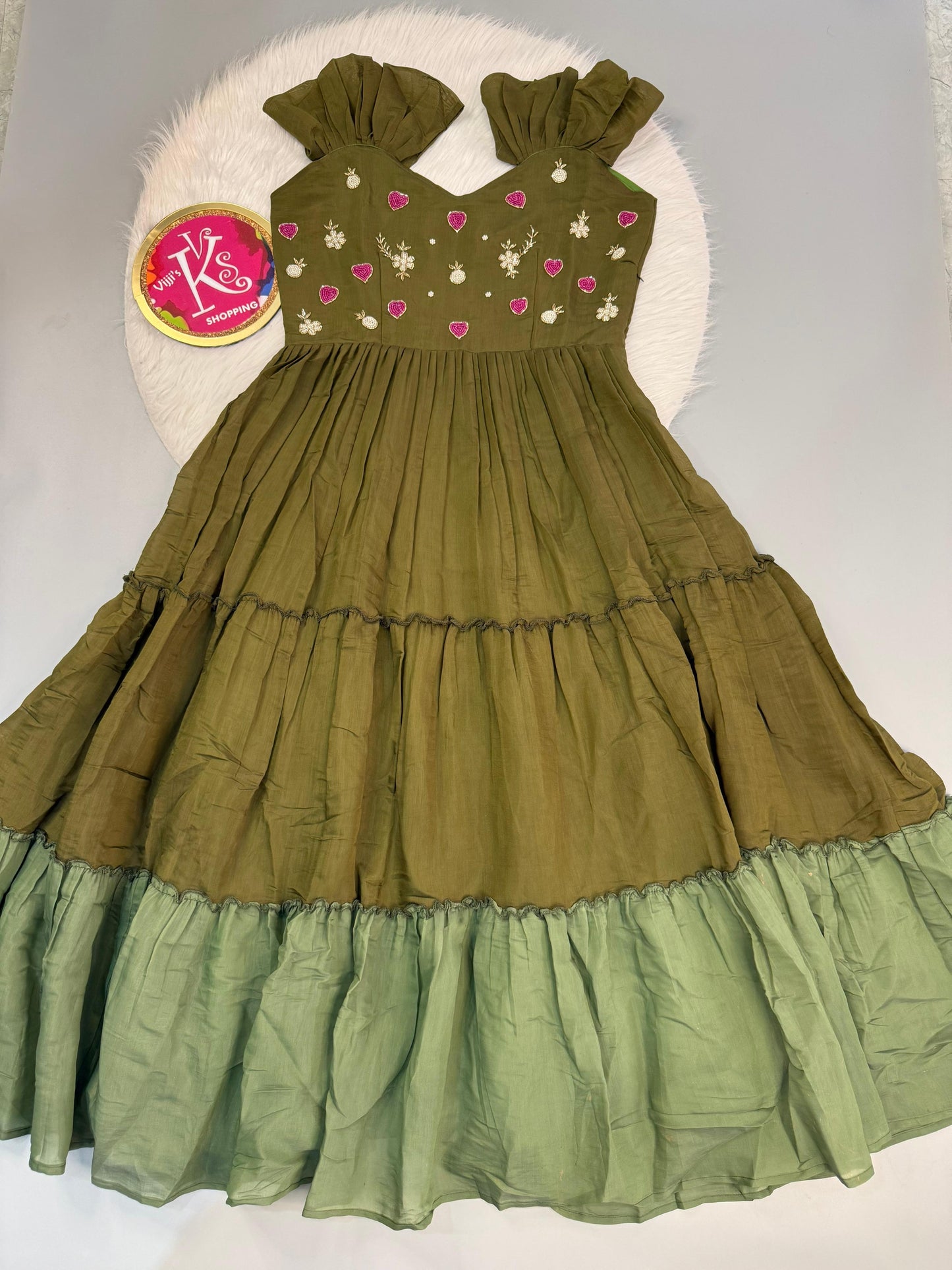 Café mull cotton designer gowns