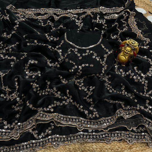 Luxe Grand look good beeds work saree