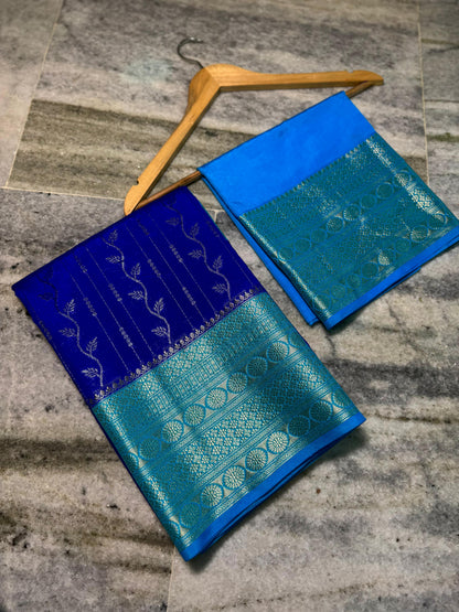 Budget Banarasi Handlooms’s semi chinya silk  sarees