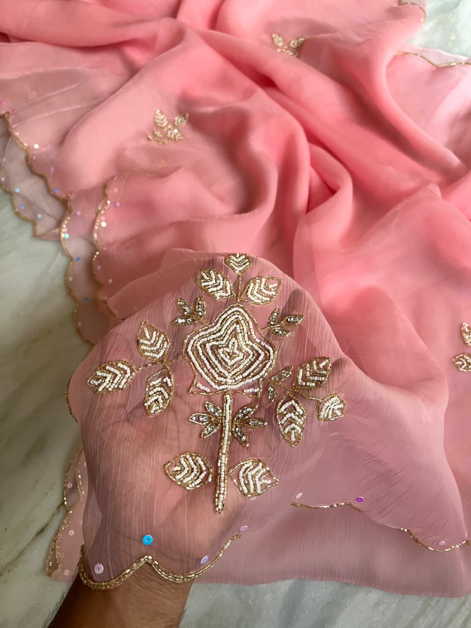 Trending budget pure soft chiffon sarees
