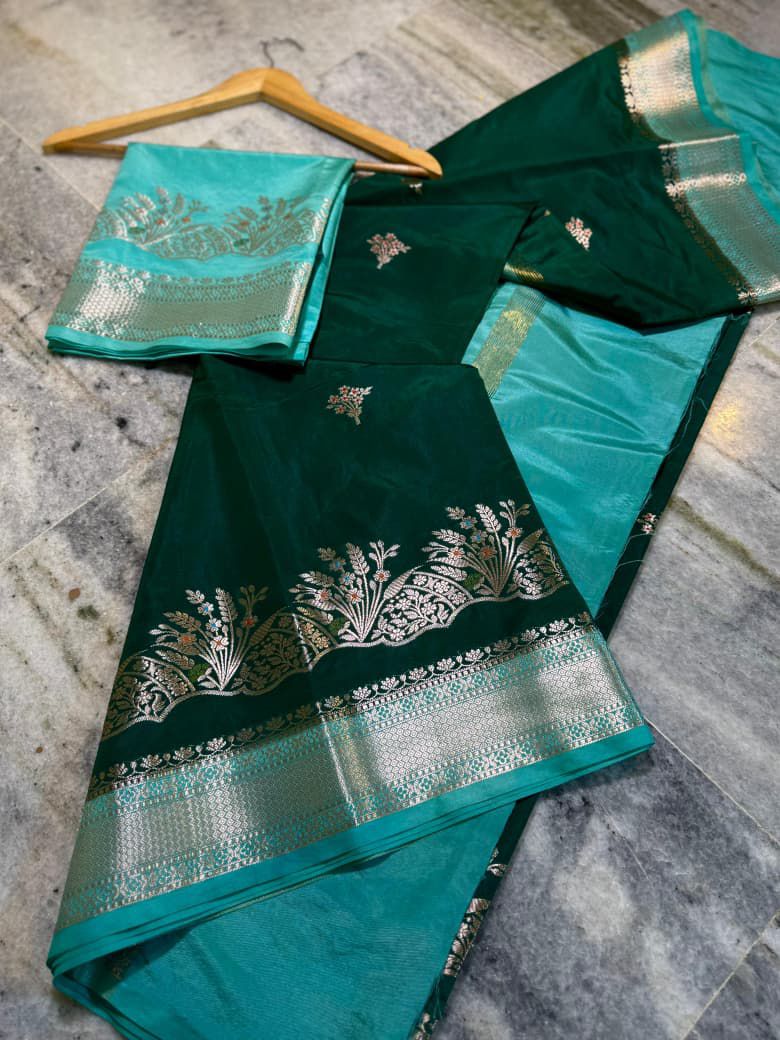 Vintage Katan silk premium Desginer saree