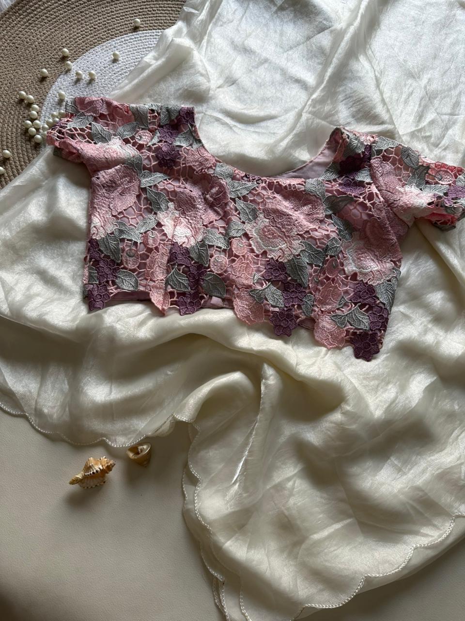 Soft and space silk Trendy Saree