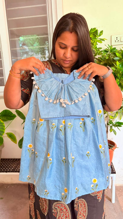 Kids cute stylish crop top set