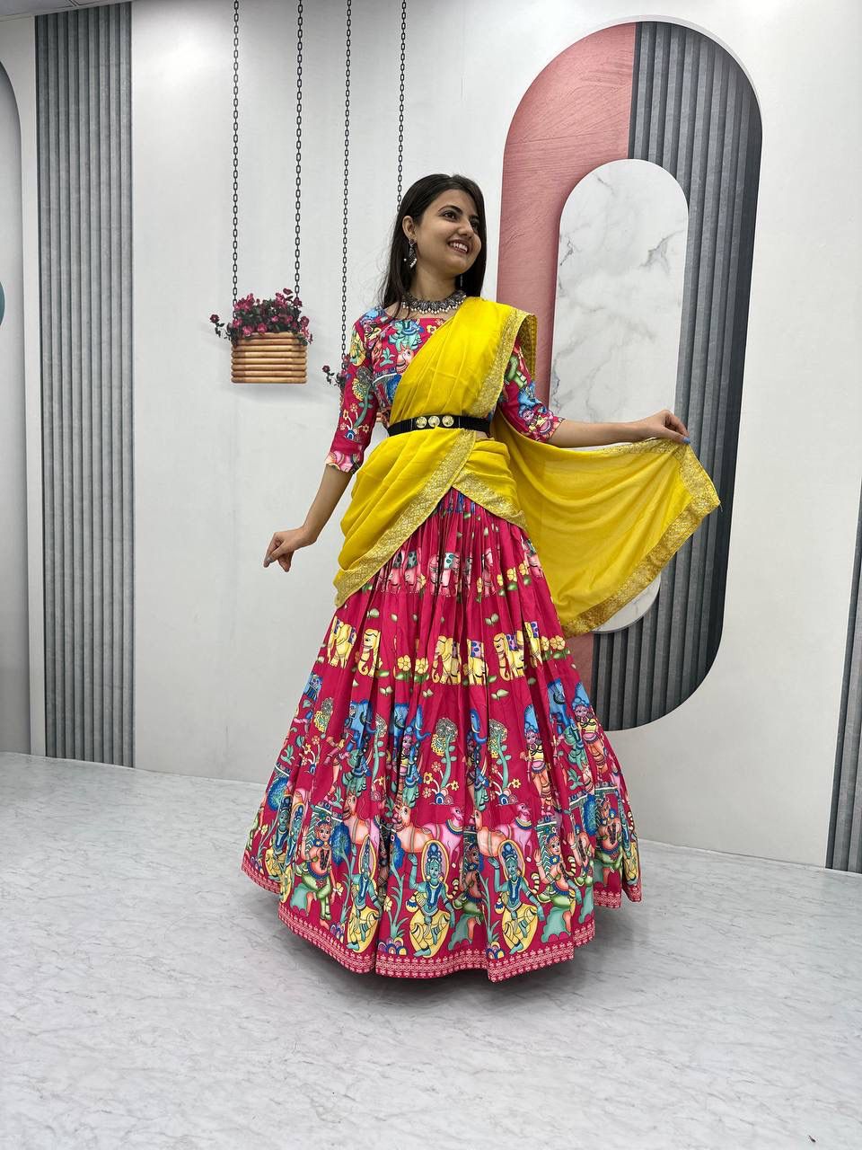 Launching Kalamkari Lehenga Choli 👗