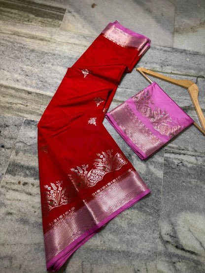 Vintage Katan silk premium Desginer saree