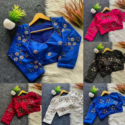 Golden handwork blouse