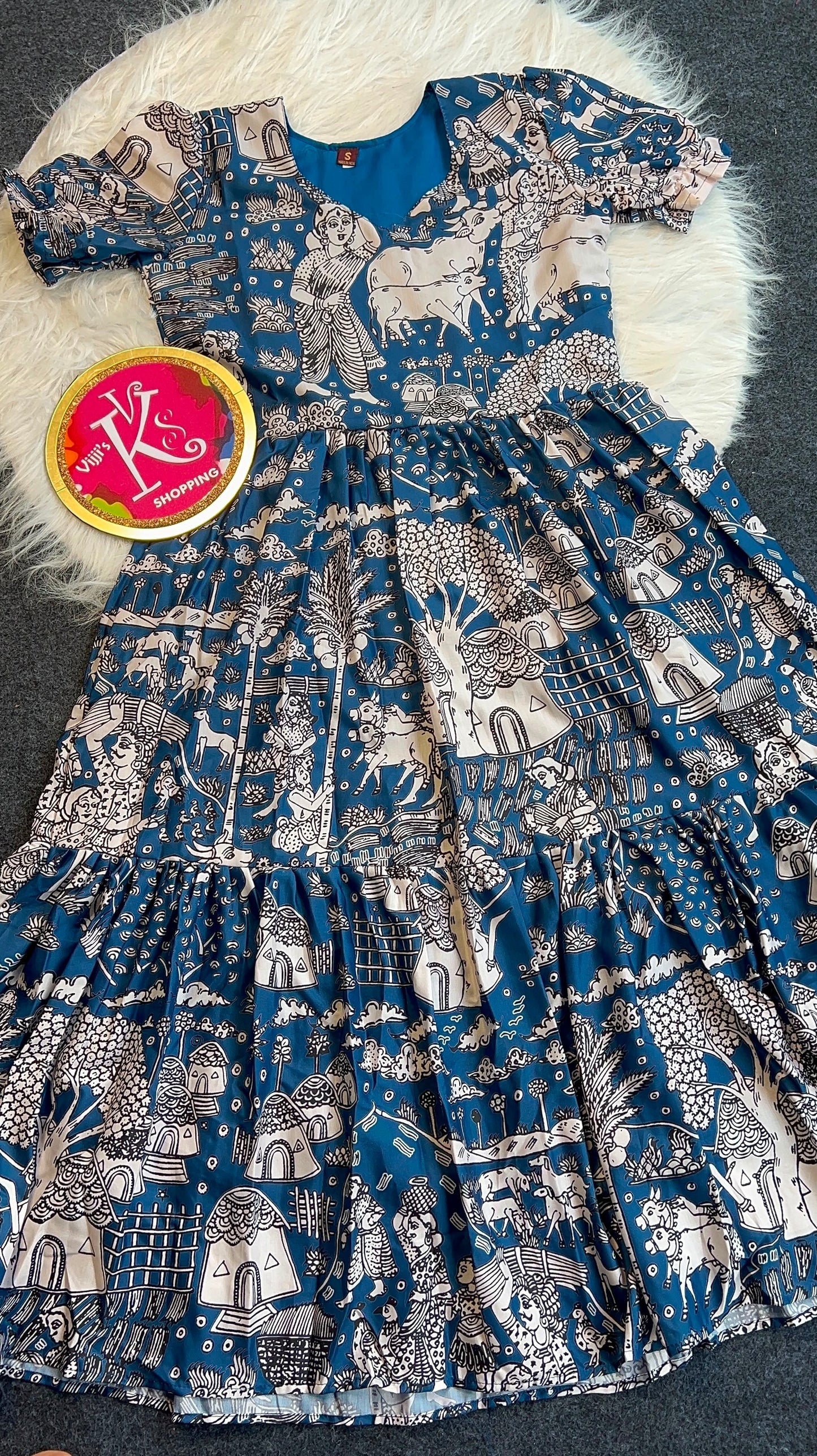 Muslim cotton cafe village style gowns