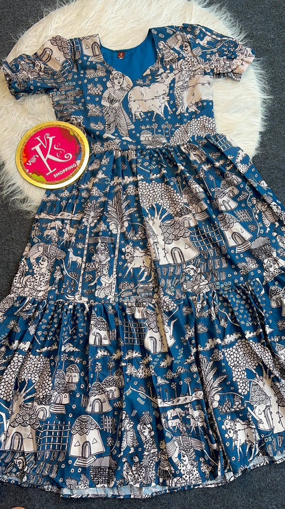 Muslim cotton cafe village style gowns