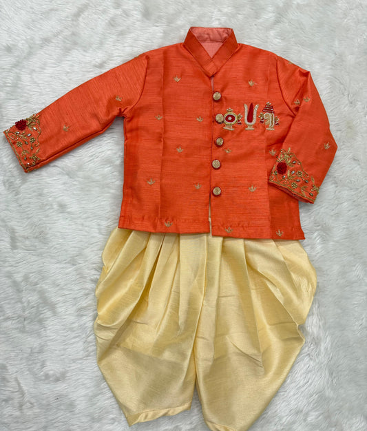 Boys Traditional Govinda Namalu Kids Dhoti Set
