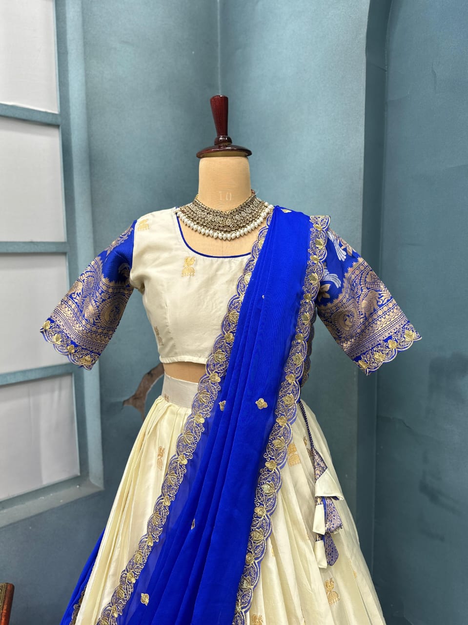 PREMIUM PURE KANJIVARAM SILK LEHENGA