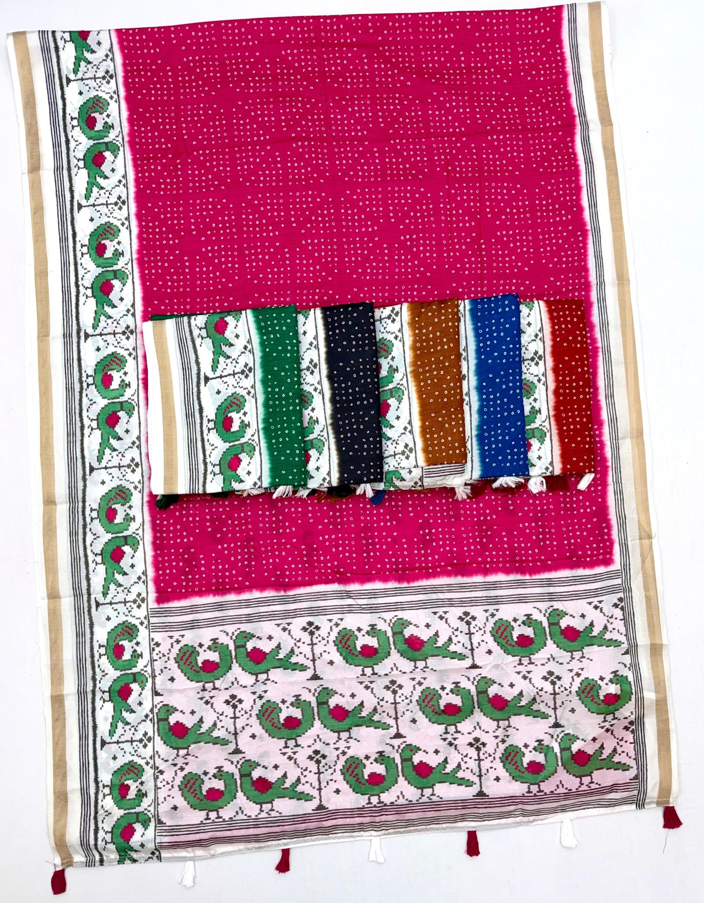 Cotton tissue budget saree