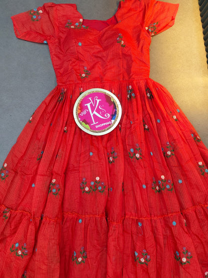Cafe Embroidery party wear gown