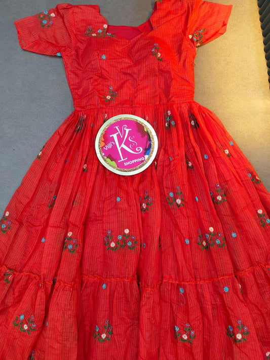 Cafe Embroidery party wear gown
