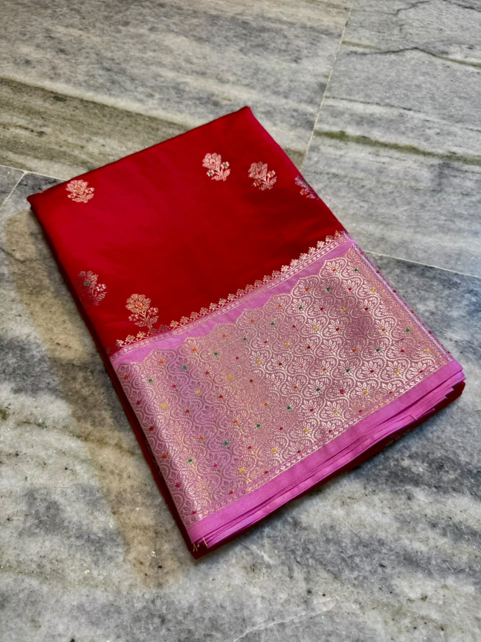 Banarasi katan zari soft fab budget sarees