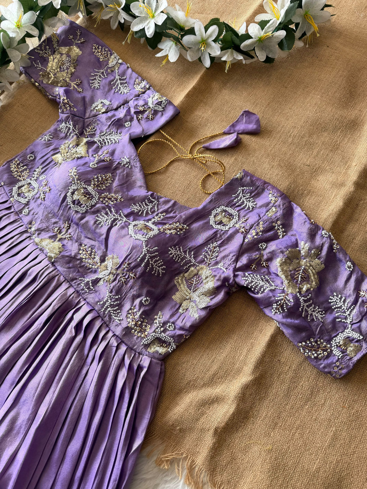 Party wear Maggam work gown