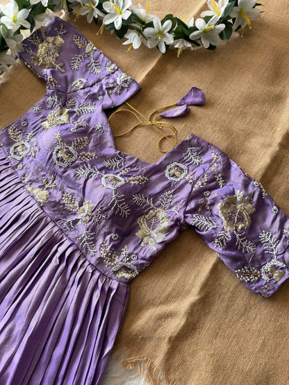 Party wear Maggam work gown