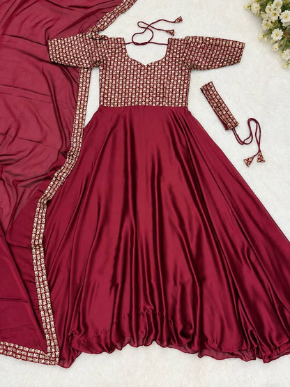 Radha rangoli cafe gown
