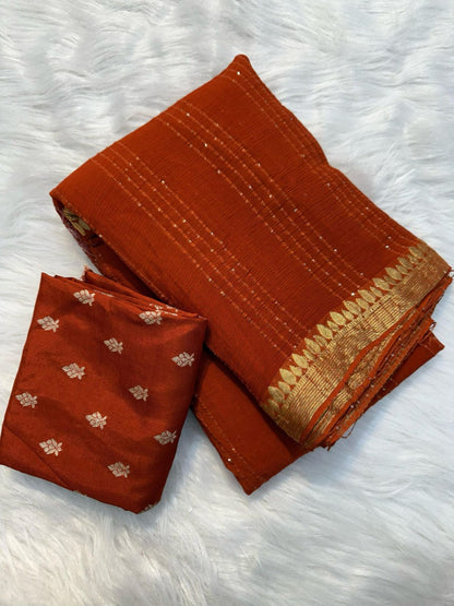 Budget Viscose Georgette trendy saree