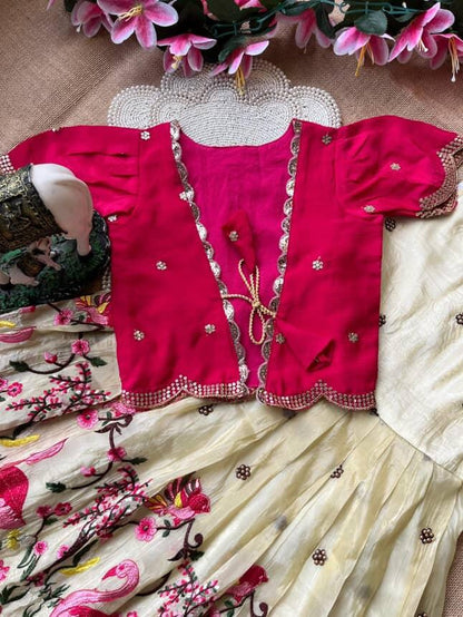 Kids Party wear Gowns with Coat