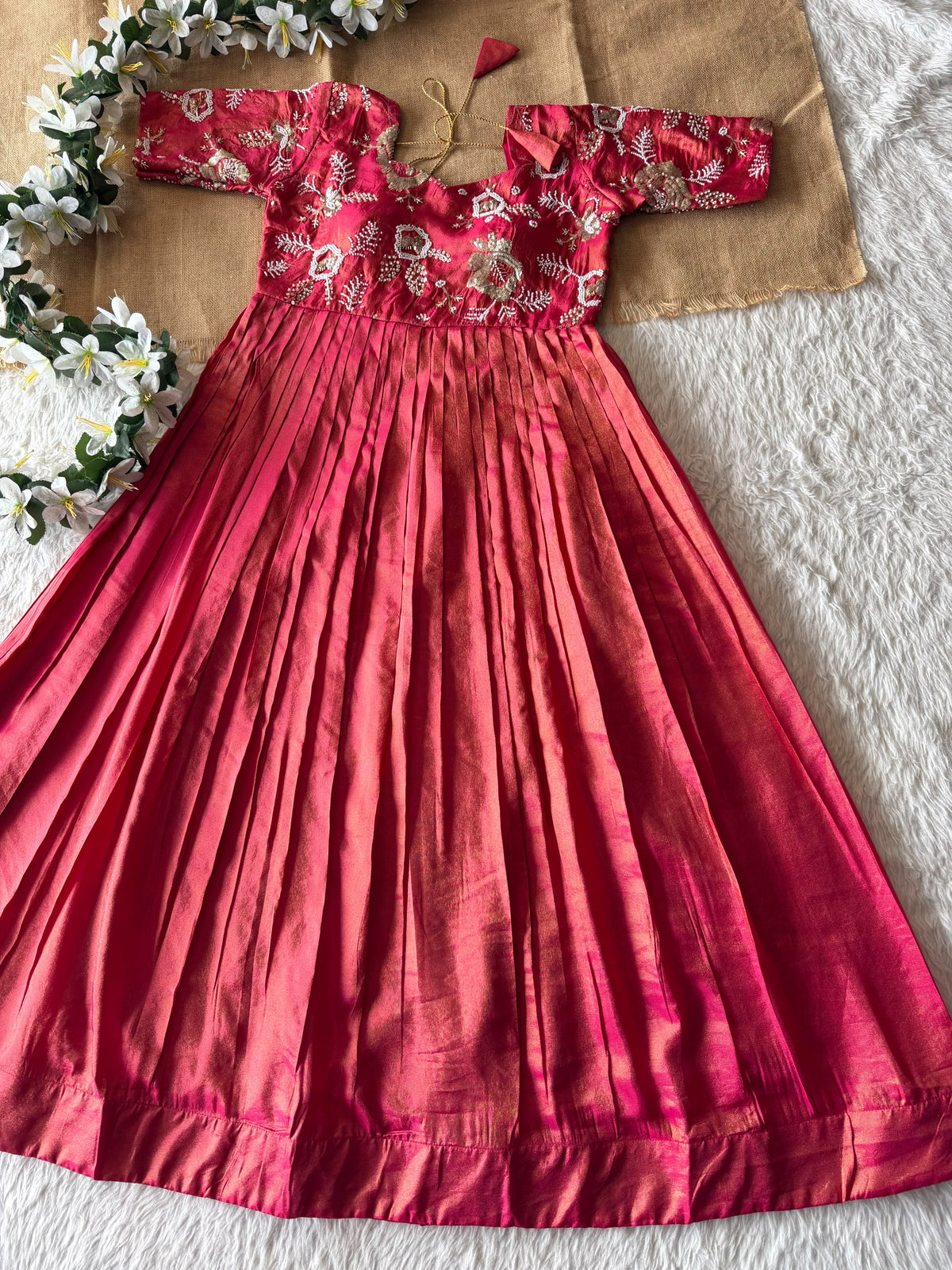 Party wear Maggam work gown