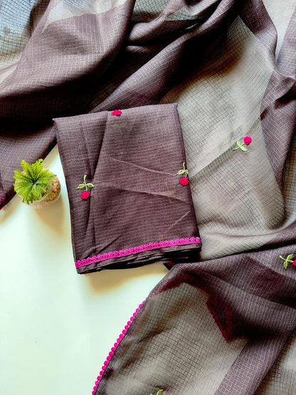 Kota Doriya saree with pure fabric and pure border budget
