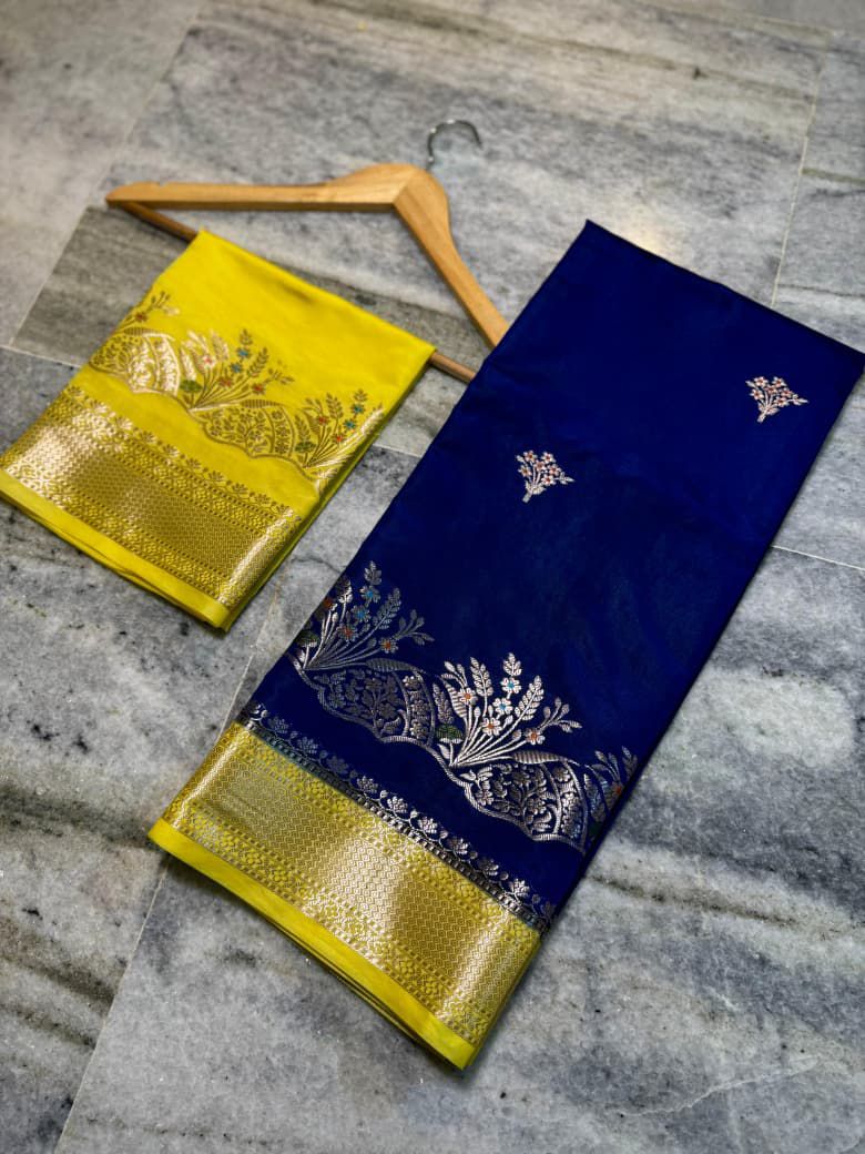 Vintage Katan silk premium Desginer saree