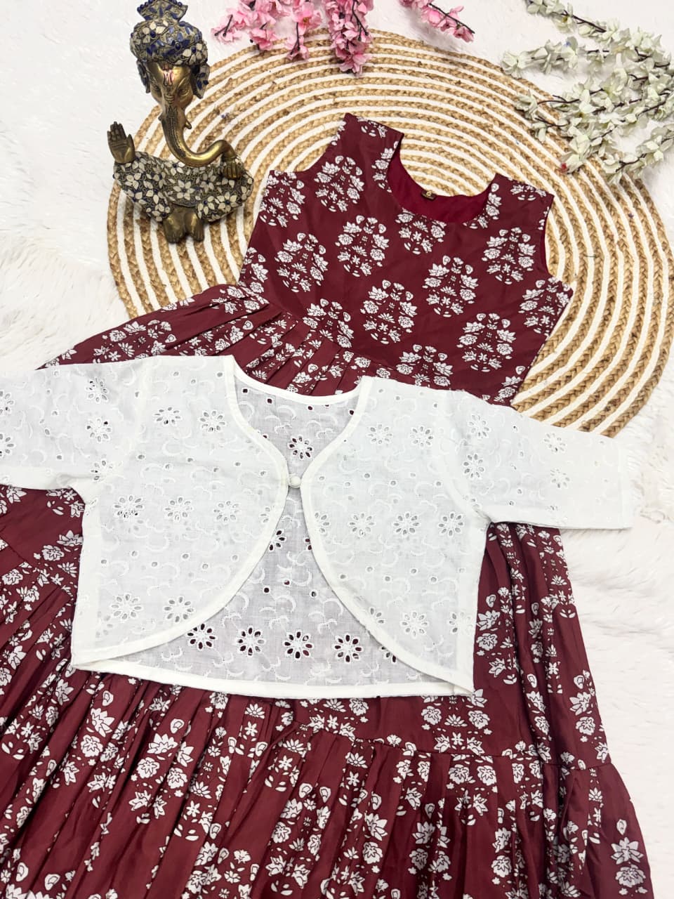 Hakoba koti cafe gown 2 in 1 model