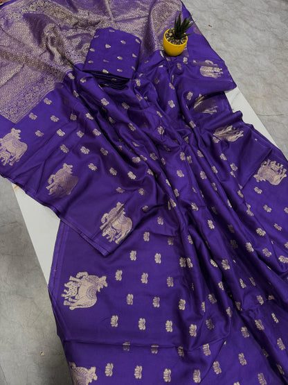 Viscose Russian crepe budget Sarees