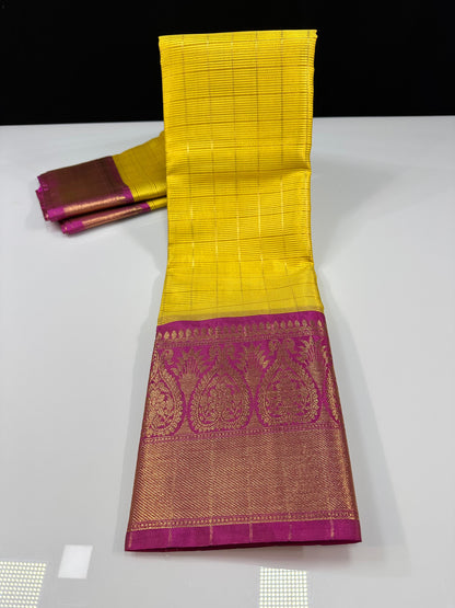 Soft Banarasi semi-silk saree