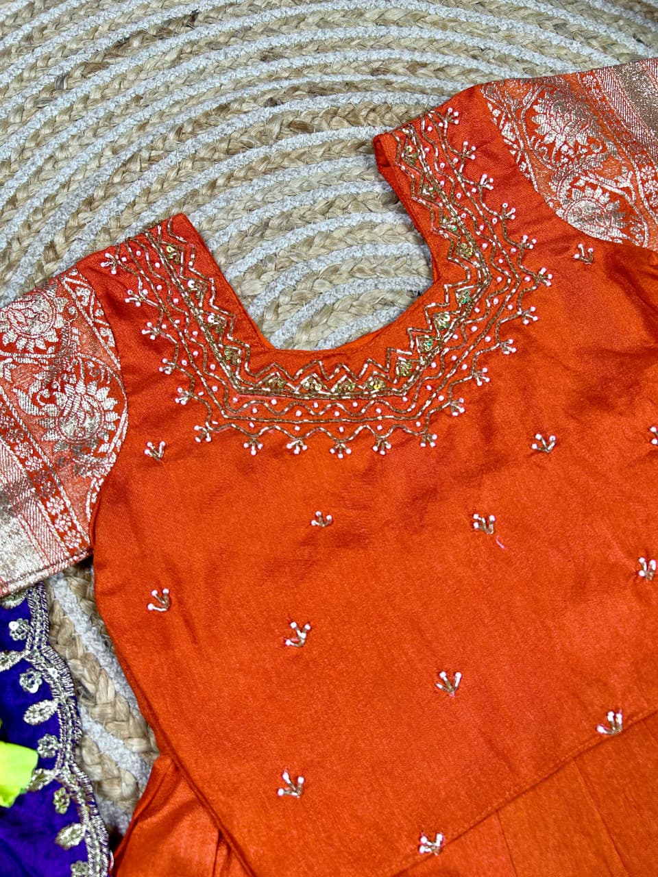 Dassehra Fanta Lehenga for kids