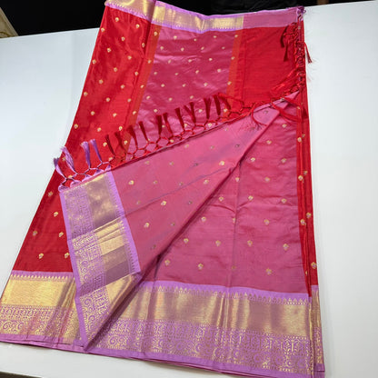 Vintage semi Gadwal traditional pattu sarees