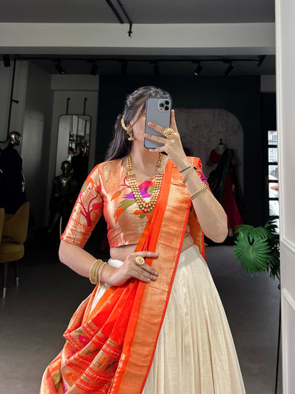 Vichitra Silk Paithani Lehengas Festival collection
