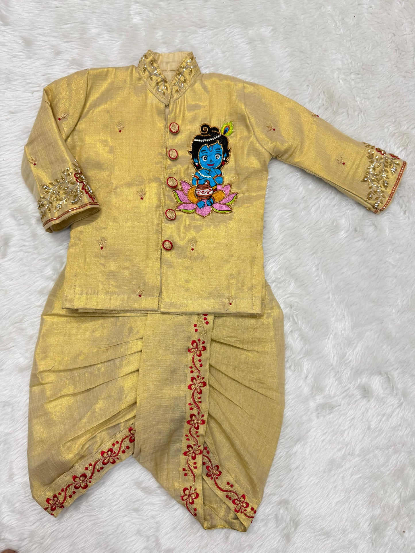 ✨ Krishna Design Maggam Work boys set  ✨