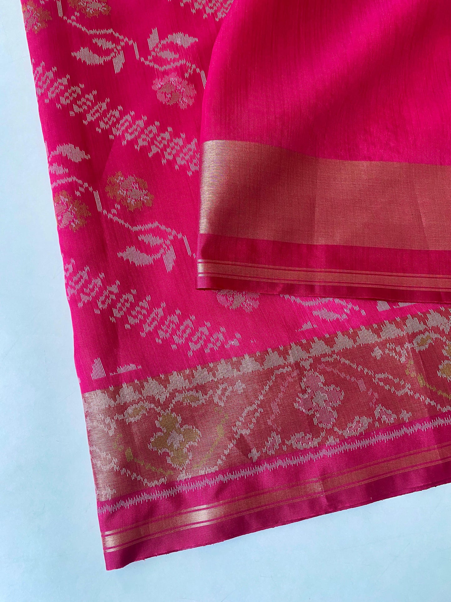 Tussar Patola ikkat budget saree