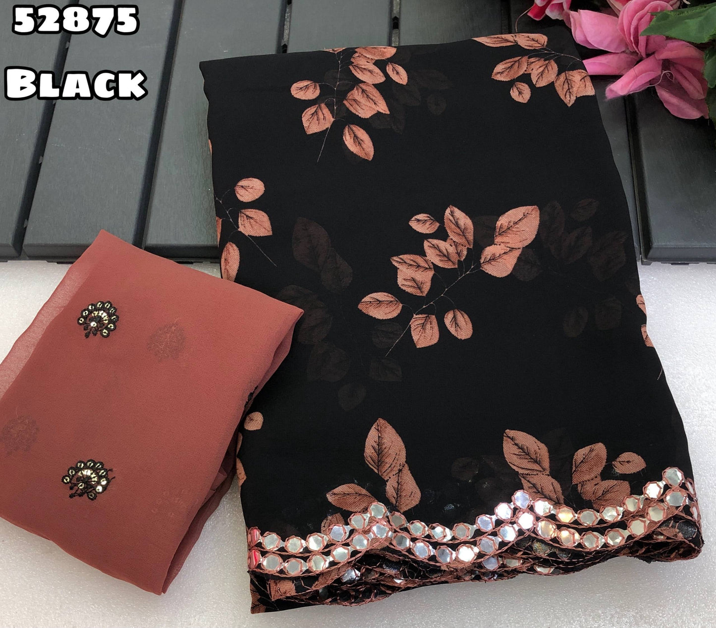 Trending soft weightless chiffon floral sarees