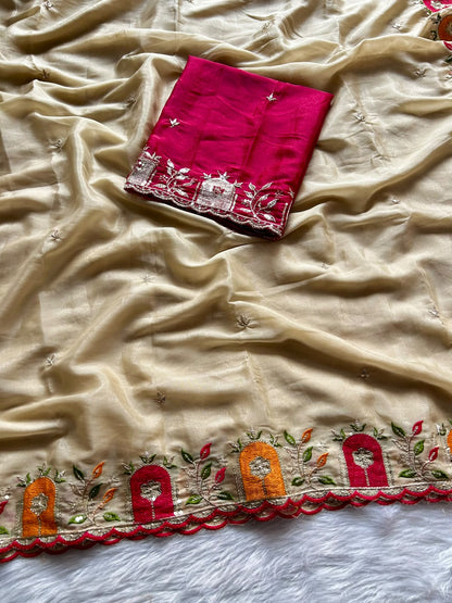 Georgette budget  sarees elegant and beautiful