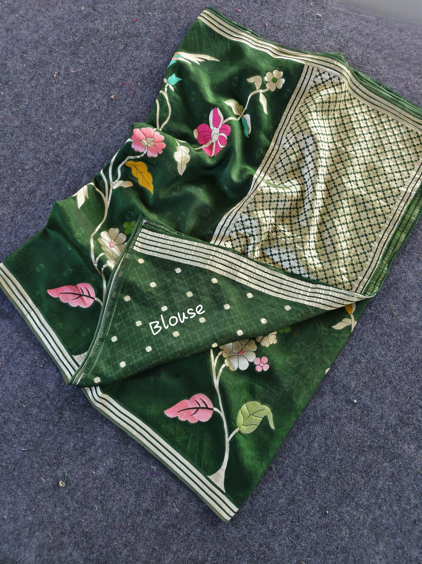 Paper silk Vintage vibe paper silk saree
