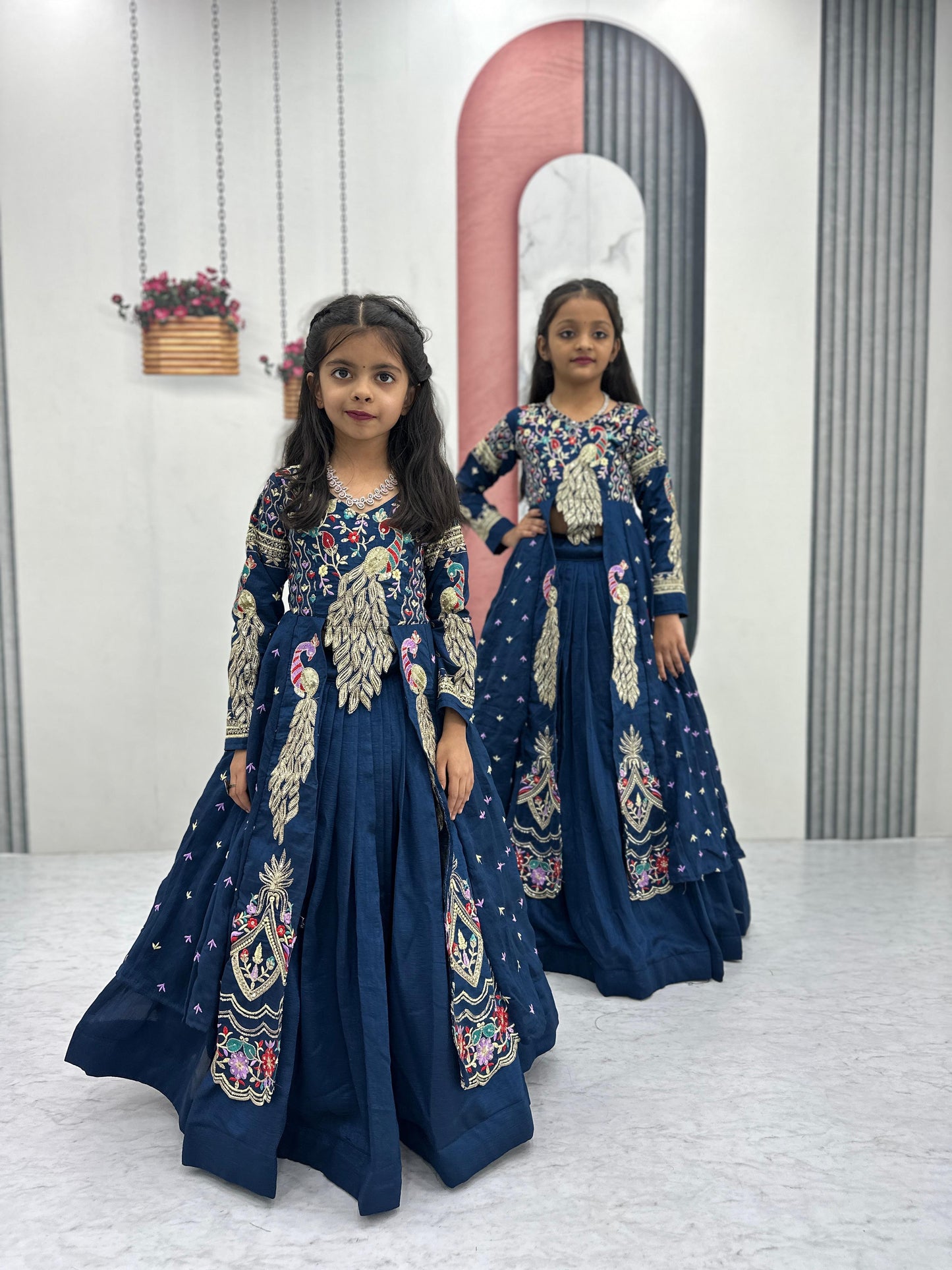 Kids cute peacock Desginer sets