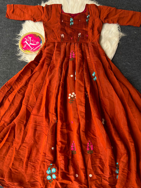 Café Embroidery Oo Sita  Gowns