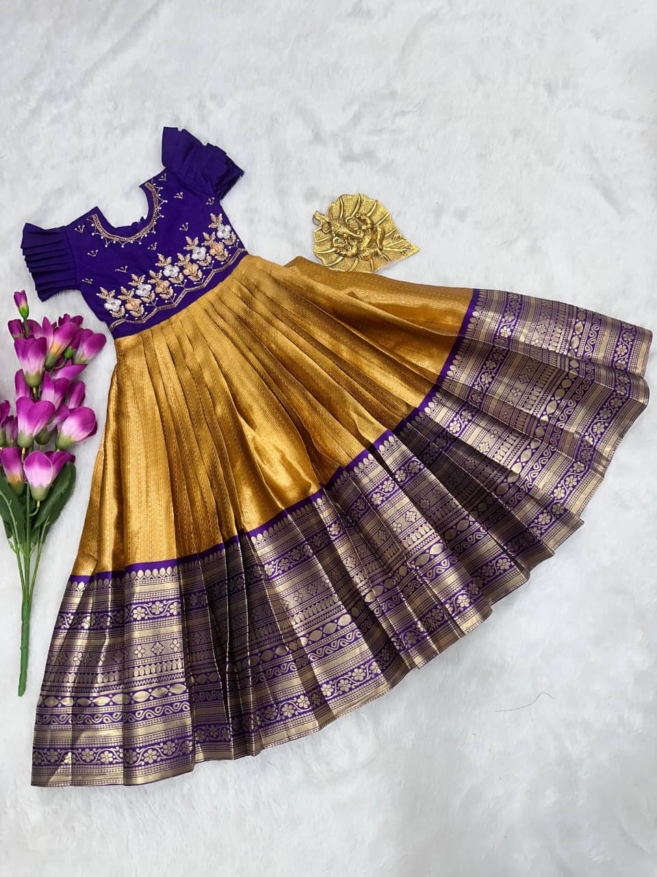 Kids traditional handwork gowns