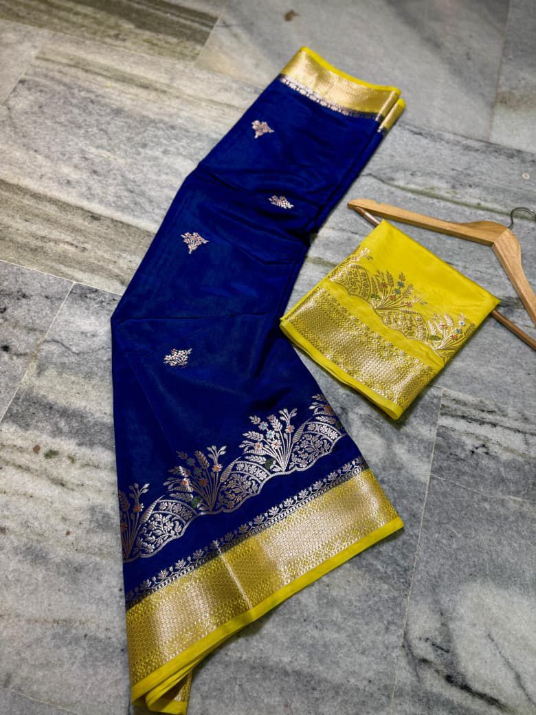 Vintage Katan silk premium Desginer saree