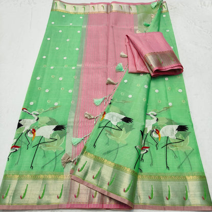 Kota classic weaving sarees