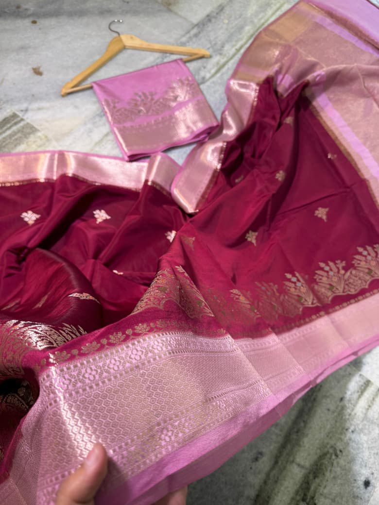 Vintage Katan silk premium Desginer saree