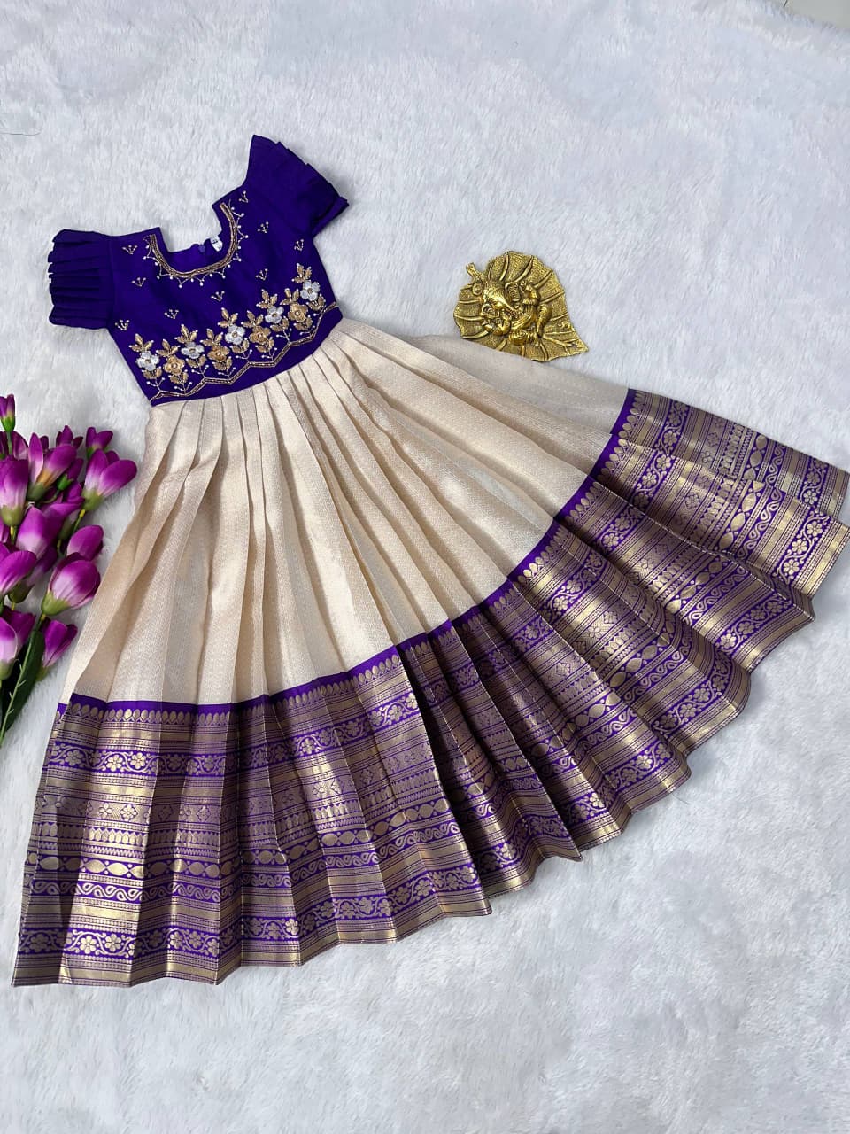 Kids traditional handwork gowns