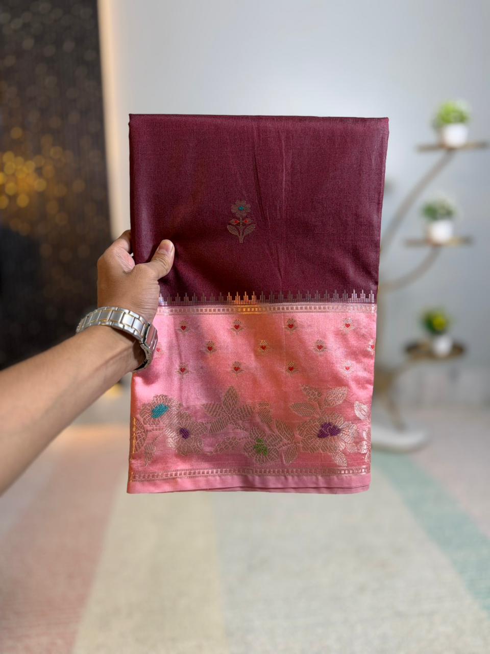 Banarasi fancy trending Alfi designer saree
