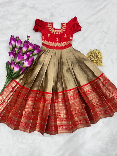 Kids traditional handwork gowns